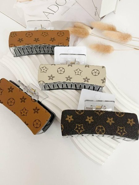 Leather Hair Clip